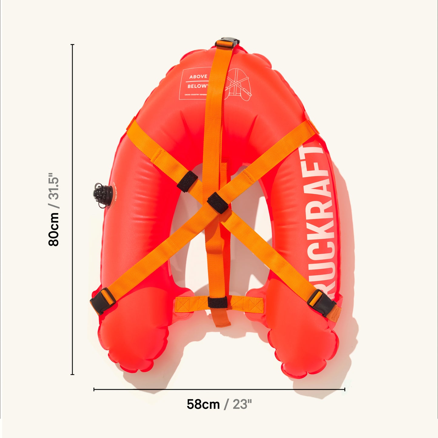 RuckRaft® Neon Orange (Raft Only)