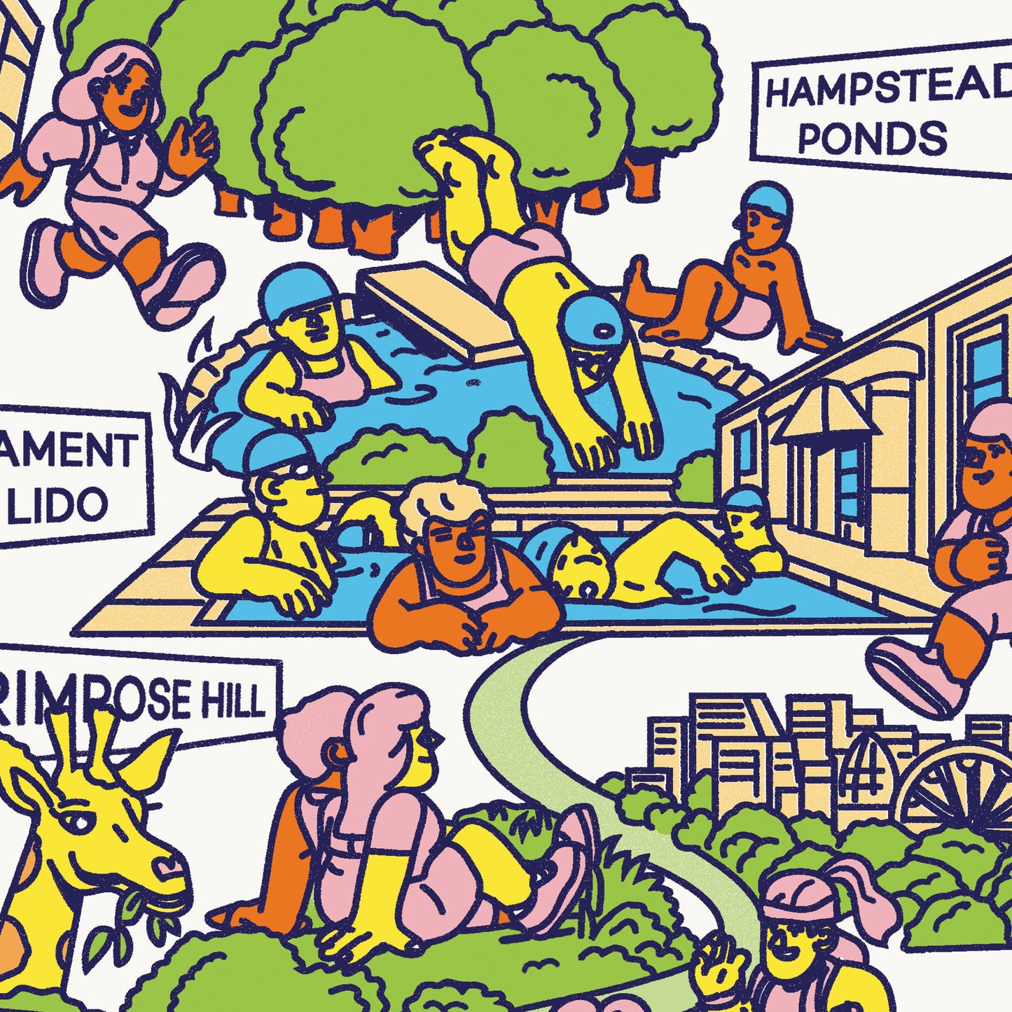 The Swimmer 10th Anniversary Print